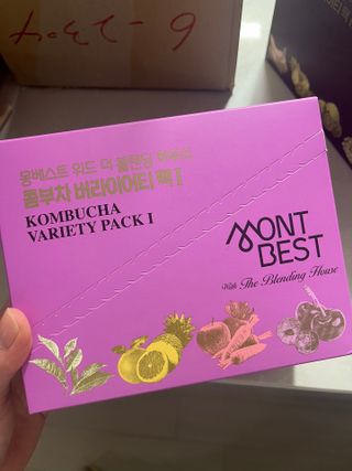 [몽베스트] 위드더 블랜딩 하우스 콤부차 _ 버라이어티팩 — 5점을 준 리뷰어가 2024년 4월 올린 사용 사진