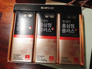 서울약사신협_투데이홍삼정플러스스틱_10g x 30포 — 5점을 준 리뷰어가 2021년 1월 올린 사용 사진