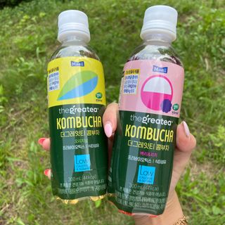 더그레잇티 콤부차 [매일유업] 더그레잇티 44kcal 콤부차 300ml *12개입 (오리지널 6개+베리리치 6개) — 5점을 준 리뷰어가 2023년 7월 올린 사용 사진