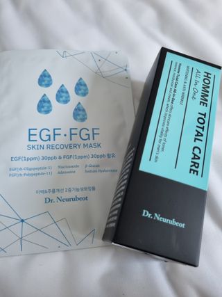 Dr.느루벗 느루벗 옴므 토탈 케어 올인원 118ml 남자 남성 스킨 로션 에센스 크림 화장품 — 5점을 준 리뷰어가 2021년 5월 올린 사용 사진