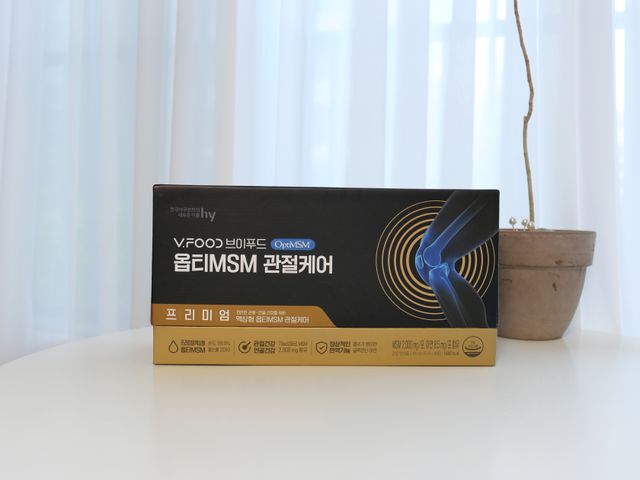 [브이푸드] 옵티MSM 관절케어 (70ml x30포) 리뷰 사진