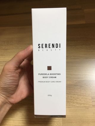 세렌디뷰티 퓨어델라 부스팅 바디크림 — 5점을 준 리뷰어가 2021년 8월 올린 사용 사진
