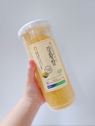 하나로라이스 기능성쌀 5종 1kg  환경을 생각한 다회용 용기 사용 — 5점을 준 리뷰어가 2022년 1월 올린 사용 사진