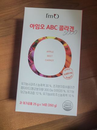 아임오 ABC 콜라겐 젤리 14포 — 5점을 준 리뷰어가 2022년 3월 올린 사용 사진