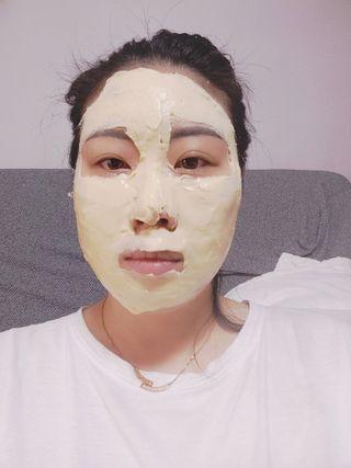 투비어레이디 젤리팩 25g /6종 중 랜덤3종 발송/ 도구가 필요없는 피부관리끝판왕 모델링팩 — 4.5점을 준 리뷰어가 2021년 3월 올린 사용 사진