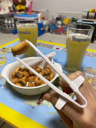 칩스틱 과자젓가락 게이밍젓가락 2ea / KC인증 식품용 — 5점을 준 리뷰어가 2021년 10월 올린 사용 사진