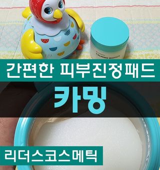 리더스코스메틱 리더스 카밍 바이오틱스 퀵 수딩 패드 — 5점을 준 리뷰어가 2022년 4월 올린 사용 사진