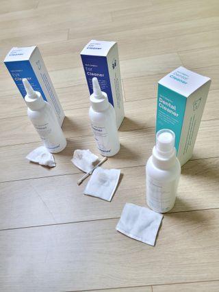 [댕모어 클리너 3종] 아이클리너 / 이어클리너 / 덴탈클리너 3종 세트 (120ml) — 5점을 준 리뷰어가 2023년 8월 올린 사용 사진