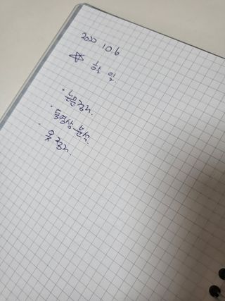워터멜론컴퍼니 생각의 재발견, 상상을 실현하는 노트! 메이드바이 노트/드로잉북 — 4점을 준 리뷰어가 2022년 10월 올린 사용 사진