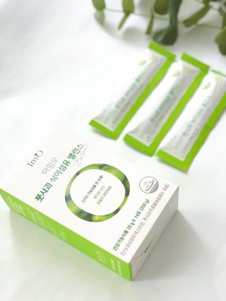 아임오 풋사과 식이섬유 밸런스 젤리 14포 — 5점을 준 리뷰어가 2021년 10월 올린 사용 사진