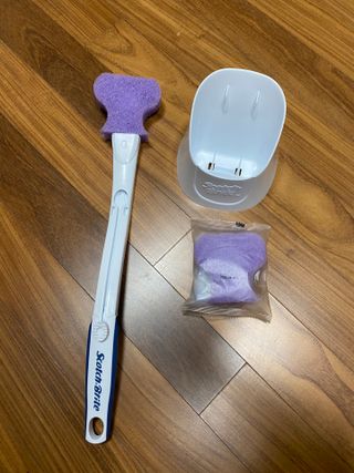 3M 스카치브라이트 크린스틱 베이킹소다 핸들 + 리필 2입 + 캐디 — 5점을 준 리뷰어가 2023년 5월 올린 사용 사진