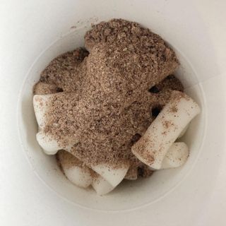 유비쿡 컵떡볶이 매운컵떡볶이2개/ 짜장컵떡볶이 2개  총 4개세트 — 5점을 준 리뷰어가 2021년 3월 올린 사용 사진