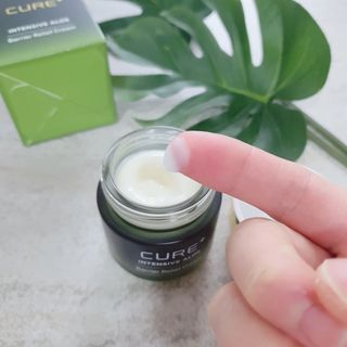 김정문알로에 큐어 큐어 인텐시브 알로에 배리어 릴리프 크림 — 5점을 준 리뷰어가 2021년 3월 올린 사용 사진