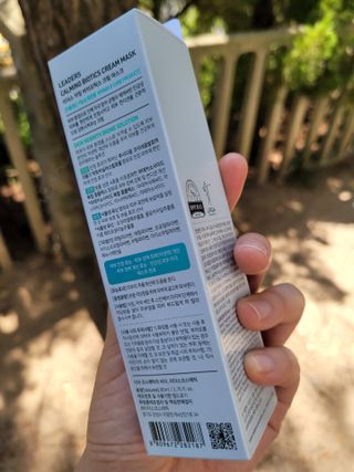 리더스코스메틱 리더스 카밍 바이오틱스 크림 마스크 — 5점을 준 리뷰어가 2021년 8월 올린 사용 사진