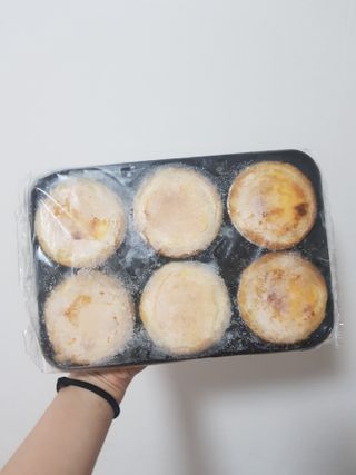 디앙뜨 포르투갈 에그타르트 오리지널 맛+패션후르츠+초콜릿타르트 맛 중 택1 — 5점을 준 리뷰어가 2021년 8월 올린 사용 사진