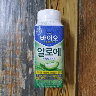 LIVE 매일바이오 알로에 드링킹 요거트 — 5점을 준 리뷰어가 2022년 4월 올린 사용 사진