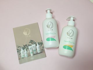 mom e 맘이 내추럴 베이비 케어 샴푸앤바스+로션 — 4점을 준 리뷰어가 2021년 1월 올린 사용 사진