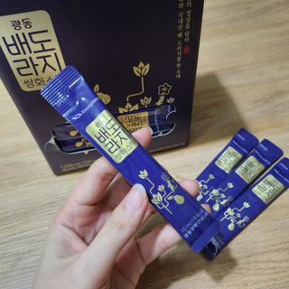 광동생활건강 나우 [광동] 배도라지 쌍화스틱 10mL x 100포 — 5점을 준 리뷰어가 2022년 12월 올린 사용 사진