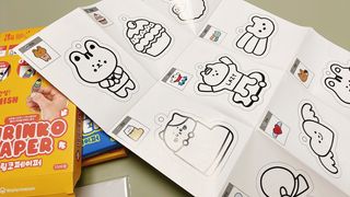 워터멜론컴퍼니 슈링코 페이퍼 3개 Set / 슈링클스 호환 종이 키링 만들기 미술놀이 재료 키트 — 5점을 준 리뷰어가 2022년 11월 올린 사용 사진