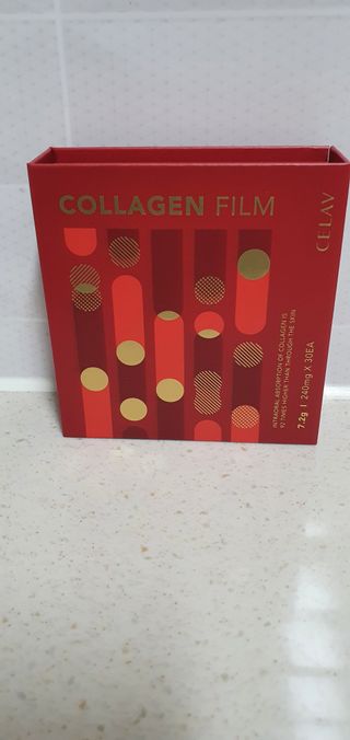 프리마인 귀족의 콜라겐, 92배 흡수율. 럭셔리 프리미엄 셀라브 콜라겐필름 30매 — 5점을 준 리뷰어가 2021년 10월 올린 사용 사진