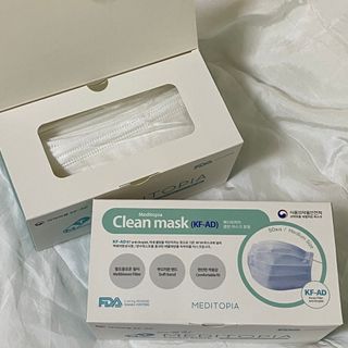 나무드 [식약처허가] KF-AD 국내생산 메디토피아 비말차단 마스크 50매 대대형 헬스 운동 2 BOX — 5점을 준 리뷰어가 2021년 10월 올린 사용 사진