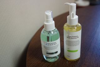 [녹산] 그린 솔루션 멀티 클렌징 오일 + 그린 솔루션 멀티 바디 미스트 — 5점을 준 리뷰어가 2022년 11월 올린 사용 사진