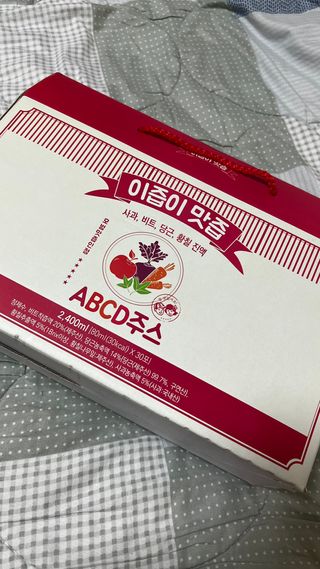 본황칠 이즙이 맛즙 ABC주스 30EA — 5점을 준 리뷰어가 2022년 8월 올린 사용 사진