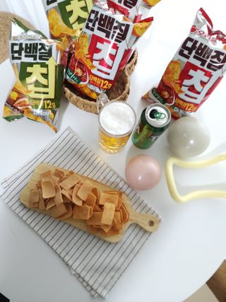 맛있게 채우는 단백질 12g, 닥터유 단백질칩 — 5점을 준 리뷰어가 2023년 12월 올린 사용 사진