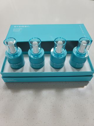 아로메르 리바이탈라이징 블루밍 앰플 10ml x 4ea — 5점을 준 리뷰어가 2021년 8월 올린 사용 사진