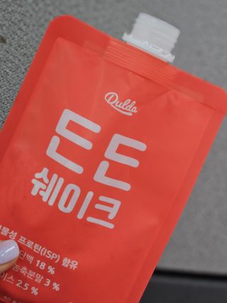 [덜다] 든든 식물성 단백질 쉐이크 40g X 7입 (곡물/딸기) — 5점을 준 리뷰어가 2023년 8월 올린 사용 사진