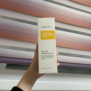 나나스킨 캐모마일아쿠아수딩토너 — 5점을 준 리뷰어가 2021년 5월 올린 사용 사진