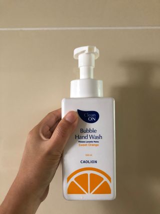 카오리온코스메틱스 클린온 버블 핸드 워시 500ml — 5점을 준 리뷰어가 2021년 8월 올린 사용 사진