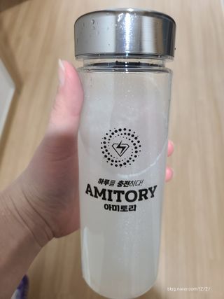 주식회사 씨크릿비에프랩 마시는 아미노산 아미토리 열대과일맛 14포 [1포, 5g / 보틀증정] — 5점을 준 리뷰어가 2023년 1월 올린 사용 사진