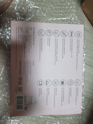 유비맘 캐릭터 실리콘 흡착 식판_색상 랜덤발송 — 5점을 준 리뷰어가 2021년 1월 올린 사용 사진
