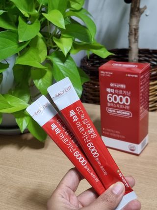 메타아르기닌 GC녹십자웰빙 메타 아르기닌 6000 플러스 오르니틴 — 5점을 준 리뷰어가 2022년 11월 올린 사용 사진