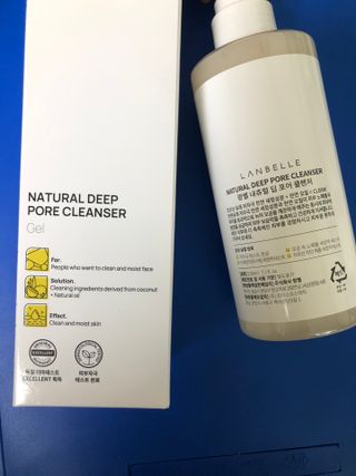랑벨 내츄럴 딥 포어 클렌저 210ml (저자극 약산성 천연 클렌징 젤) — 5점을 준 리뷰어가 2022년 3월 올린 사용 사진