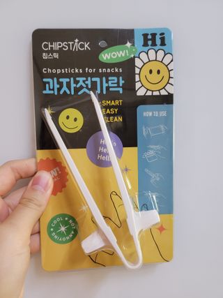 칩스틱 과자젓가락 게이밍젓가락 2ea / KC인증 식품용 — 5점을 준 리뷰어가 2021년 10월 올린 사용 사진