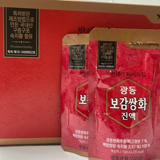 광동생활건강 [광동]진하고 깊은 풍미, 광동 보감쌍화진액 100mL * 18포 — 4.5점을 준 리뷰어가 2024년 6월 올린 사용 사진