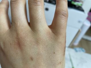 [후르디아] 복숭아 바디워시+바디에센스 세트 — 5점을 준 리뷰어가 2021년 2월 올린 사용 사진