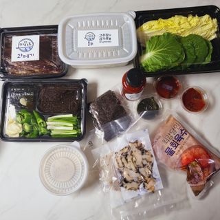 마라도푸드 포항 구룡포 햇 과메기 야채세트 마라도회식당 꽁치 — 5점을 준 리뷰어가 2024년 1월 올린 사용 사진