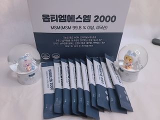 바른비타민 옵티엠에스엠2000 1박스 60포 관절 연골 복합건강기능식품 — 3점을 준 리뷰어가 2021년 6월 올린 사용 사진