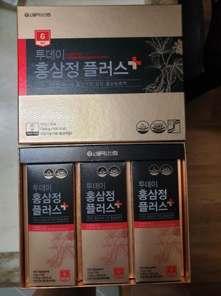 서울약사신협_투데이홍삼정플러스스틱_10g x 30포 — 5점을 준 리뷰어가 2021년 6월 올린 사용 사진