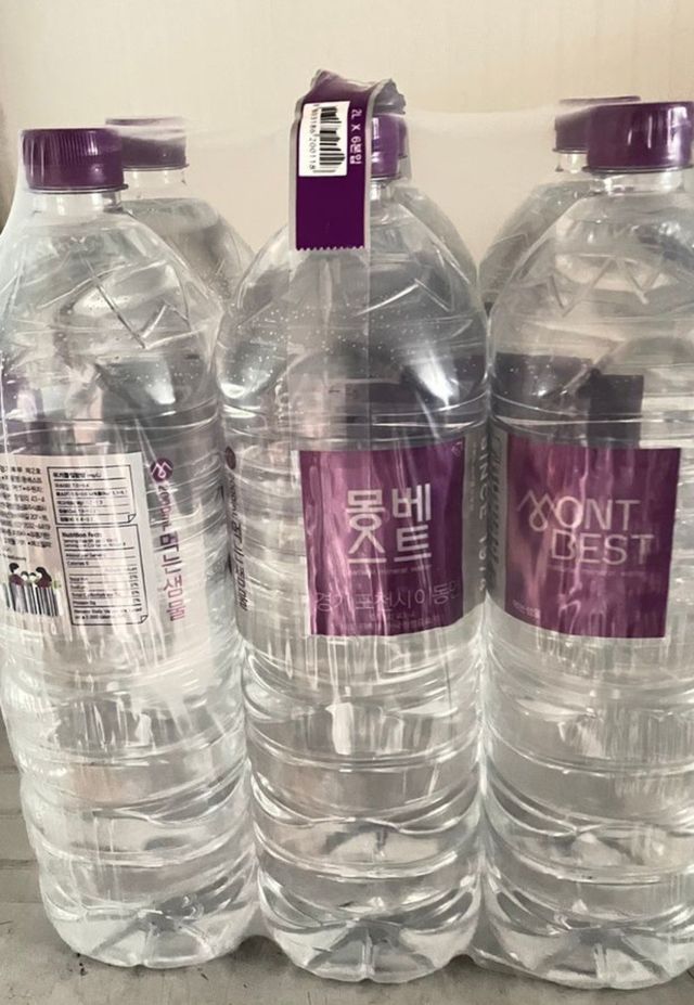 [몽베스트] 생수 2L_6입_2Pack(유라벨) 리뷰 사진