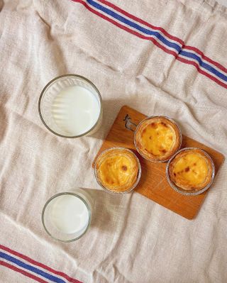 디앙뜨 포르투갈 에그타르트 오리지널 맛+패션후르츠 맛 중 택1 — 5점을 준 리뷰어가 2021년 7월 올린 사용 사진