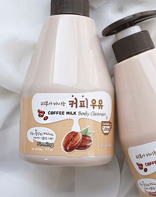 [과일나라] 피부가 마시는 커피우유 바디클렌저&바디로션 — 5점을 준 리뷰어가 2022년 3월 올린 사용 사진