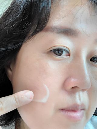 머메이드 스쿠알란 크림 — 4.5점을 준 리뷰어가 2021년 6월 올린 사용 사진