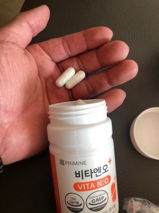 프리마인 성큼다가온 봄, 이너뷰티를 챙겨야 피부도 화사하게, 컨디션도 활기차게. 흡수율을 높인 고효율 비타민. — 5점을 준 리뷰어가 2022년 3월 올린 사용 사진