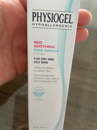 피지오겔 레드수딩 시카밸런스 크림 50ml — 5점을 준 리뷰어가 2022년 4월 올린 사용 사진