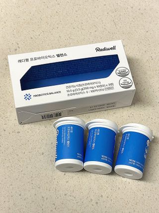 래디웰 프로바이오틱스 밸런스 — 5점을 준 리뷰어가 2023년 9월 올린 사용 사진