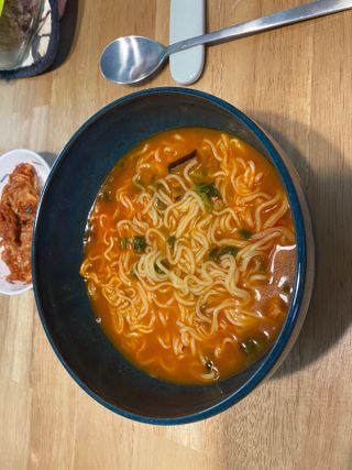 [풀무원] 자연은맛있다 정면, 백면, 홍면  세트 — 5점을 준 리뷰어가 2021년 4월 올린 사용 사진